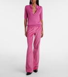 Gabriela Hearst Frank cashmere and silk polo shirt