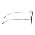 Yohji Yamamoto Black and Gunmetal YY1043 Glasses