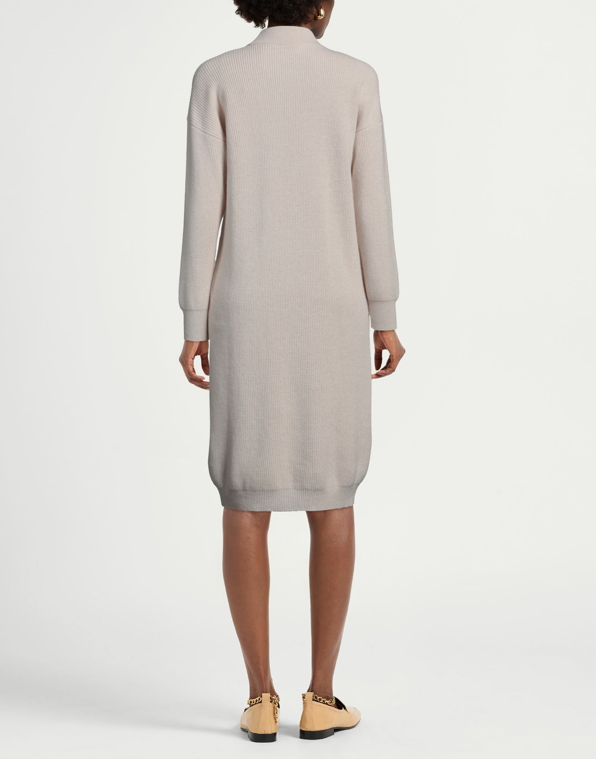Peserico Womens Midi dress in Beige