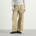 Auralee Women's One-Tuck Wide Pants in Beige