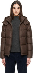 The North Face Brown Hydrenalite City Hooded Down Jacket