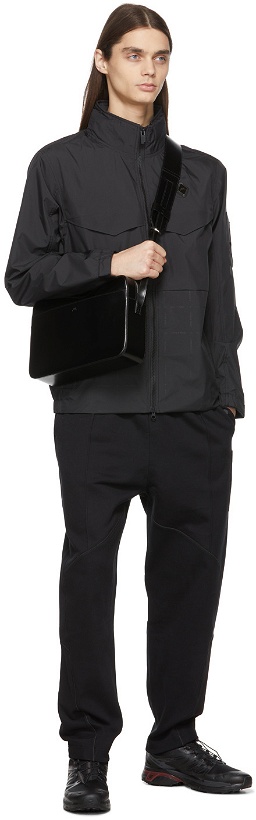 Photo: A-COLD-WALL* Black Leather Vector Crossbody Bag