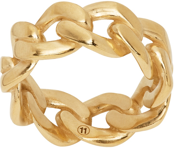 Photo: Maison Margiela Gold Chain Ring