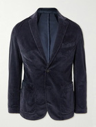 Officine Générale - Unstructured Cotton-Blend Corduroy Suit Jacket - Blue