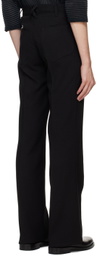 KOZABURO Black Dapper Trousers