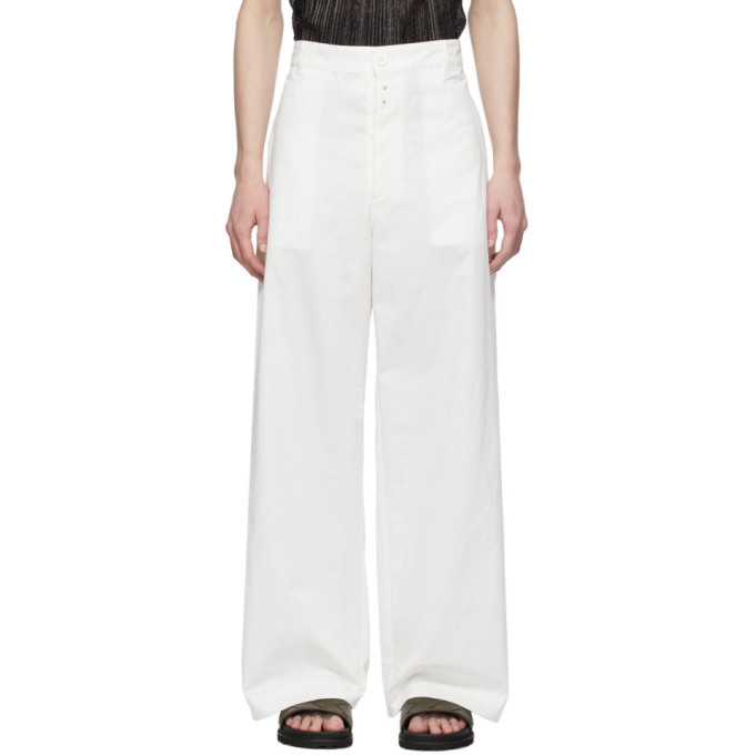 Photo: Givenchy White Big Chino Trousers