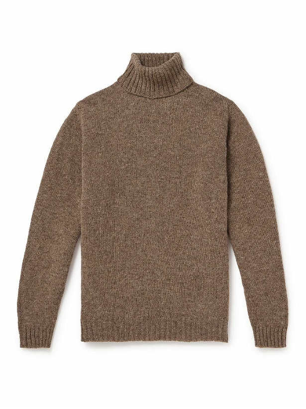 Photo: Kingsman - Shetland Wool Rollneck Sweater - Neutrals