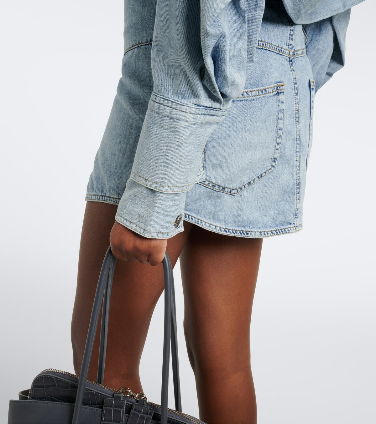 The Attico Denim minidress