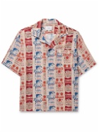 Rhude - Voyage Camp-Collar Printed Silk-Twill Shirt - Multi