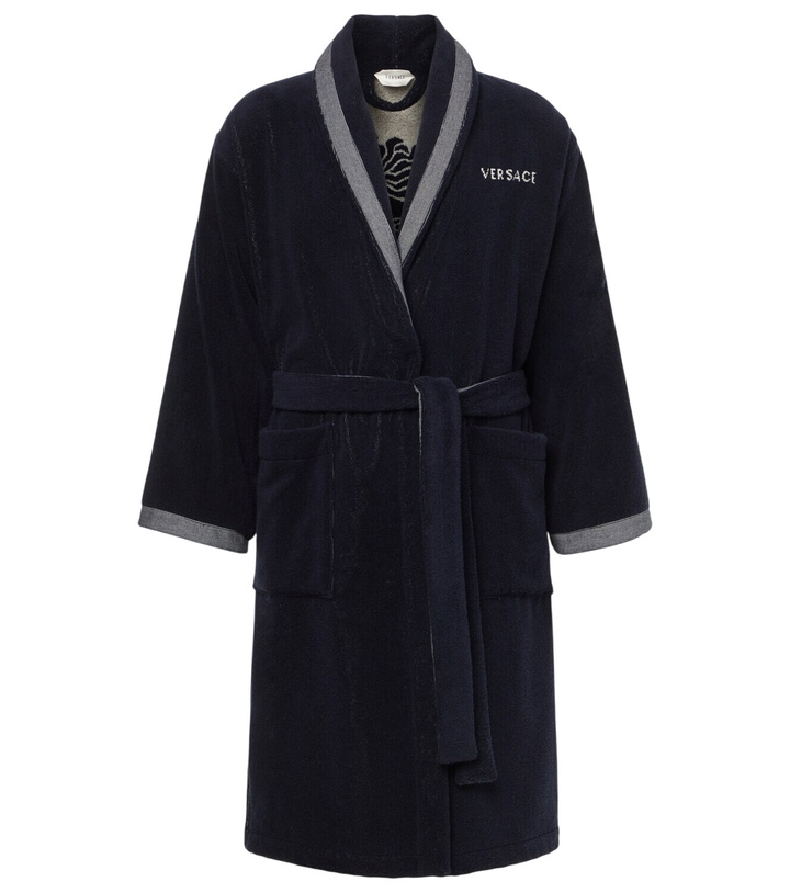 Photo: Versace Home Medusa cotton terry robe