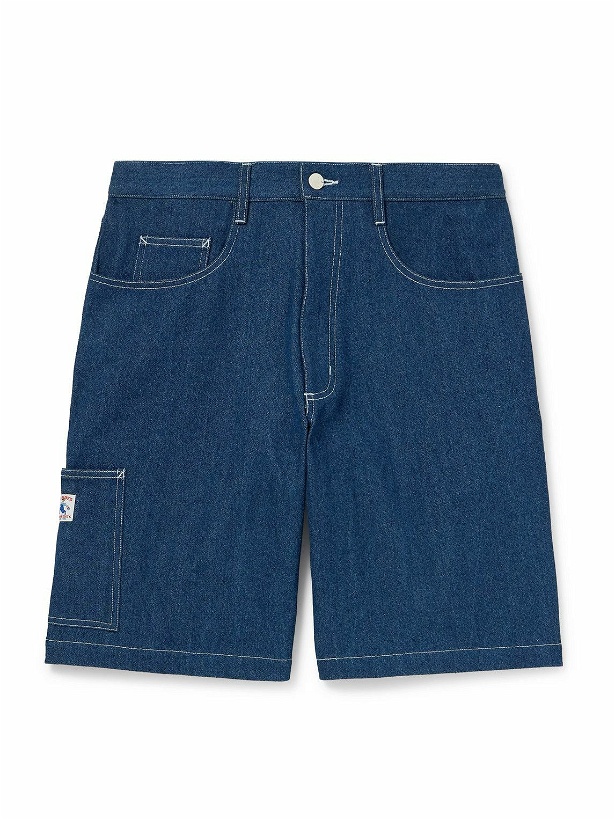 Photo: Randy's Garments - Straight-Leg Denim Shorts - Blue