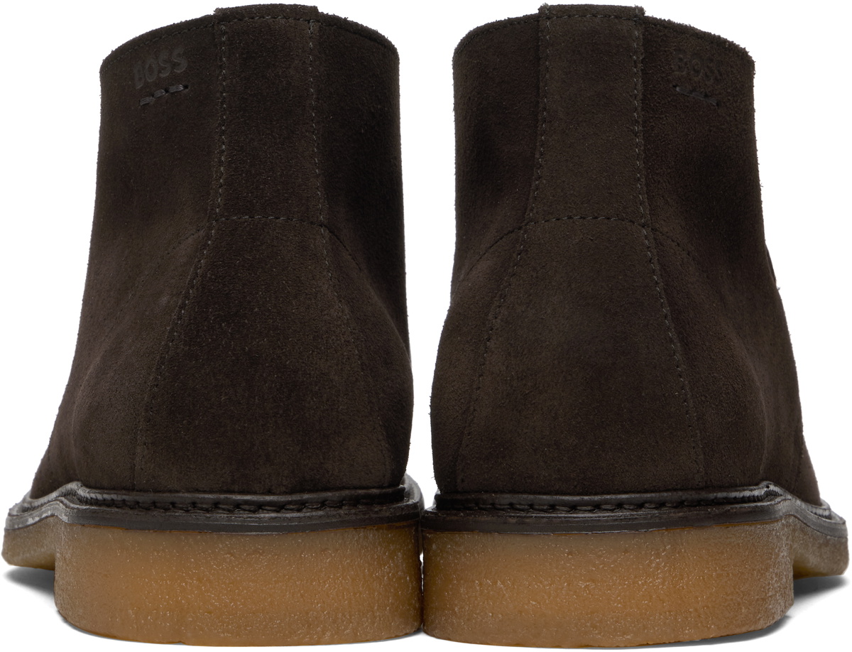 BOSS Brown Suede Desert Boots