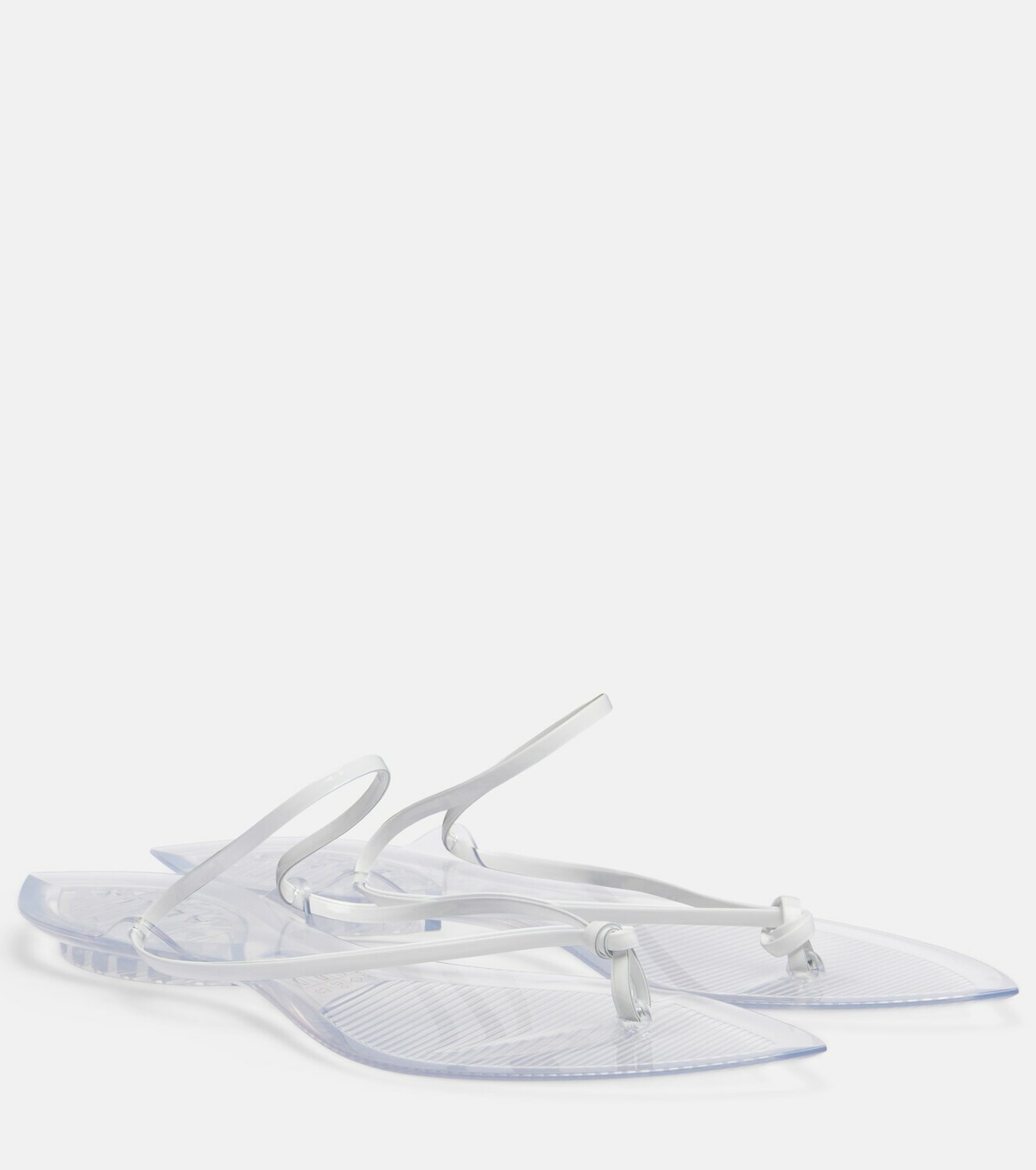 Alaïa Invisible leather thong sandals