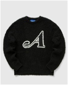 Awake "Boucle ""A"" Sweater" Black - Mens - Sweatshirts