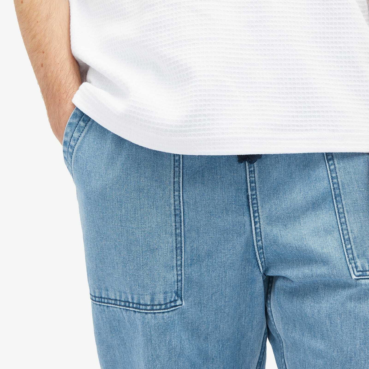 Service Works Men's Denim Chef Pants in Light Wash