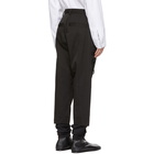 D.Gnak by Kang.D Black Layered D-Ring Trousers