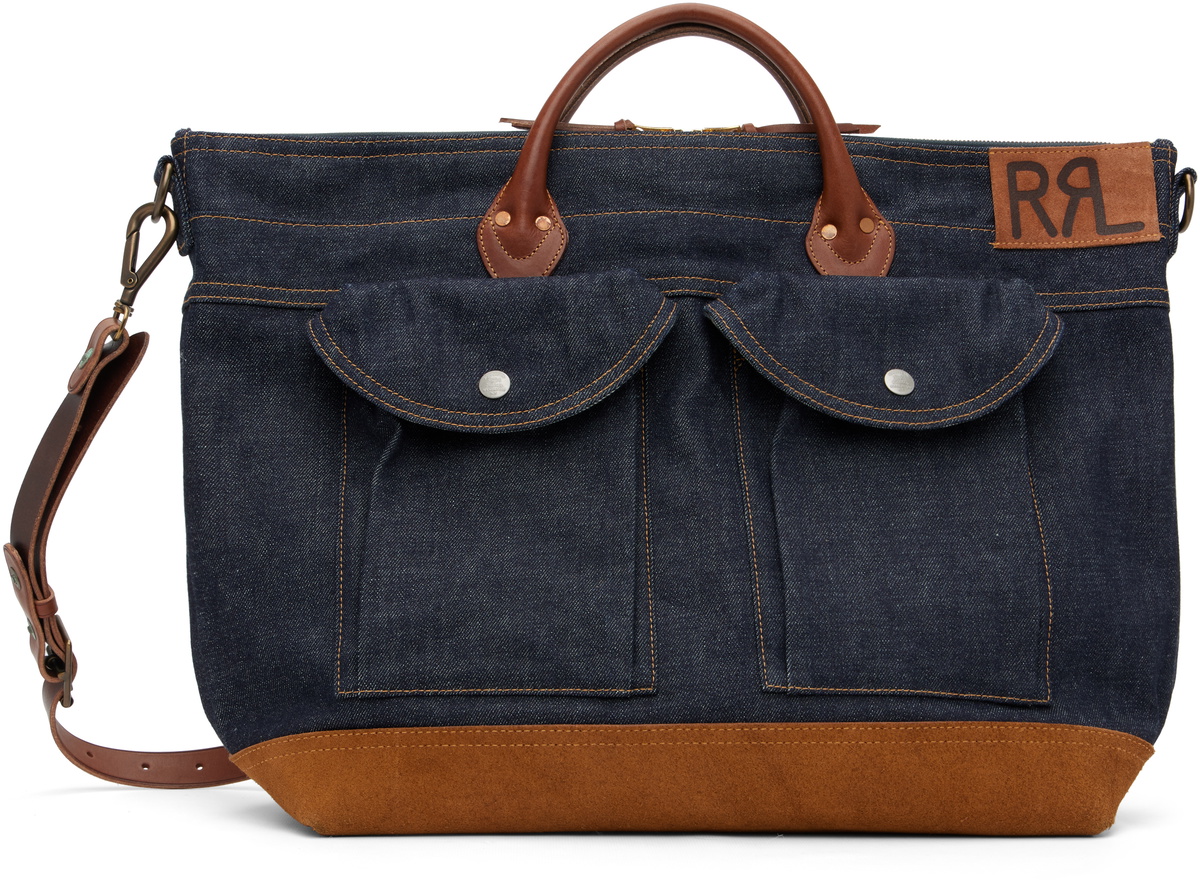 RRL - Tooled Leather Tote Bag - Brown RRL