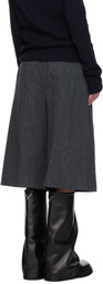 Juun.J Gray Culotte Shorts