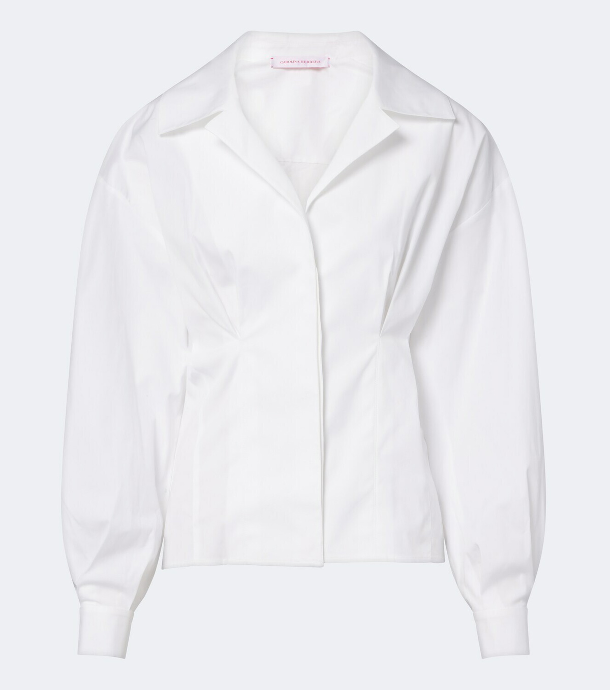 Carolina Herrera Cotton-blend poplin shirt