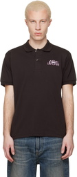 Lacoste Brown Classic Fit Graphic Branding Polo