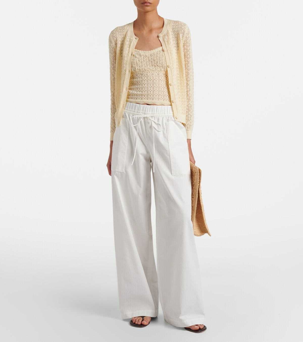 Dôen Diane pointelle cardigan