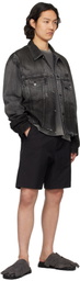 We11done Black Classic Shorts