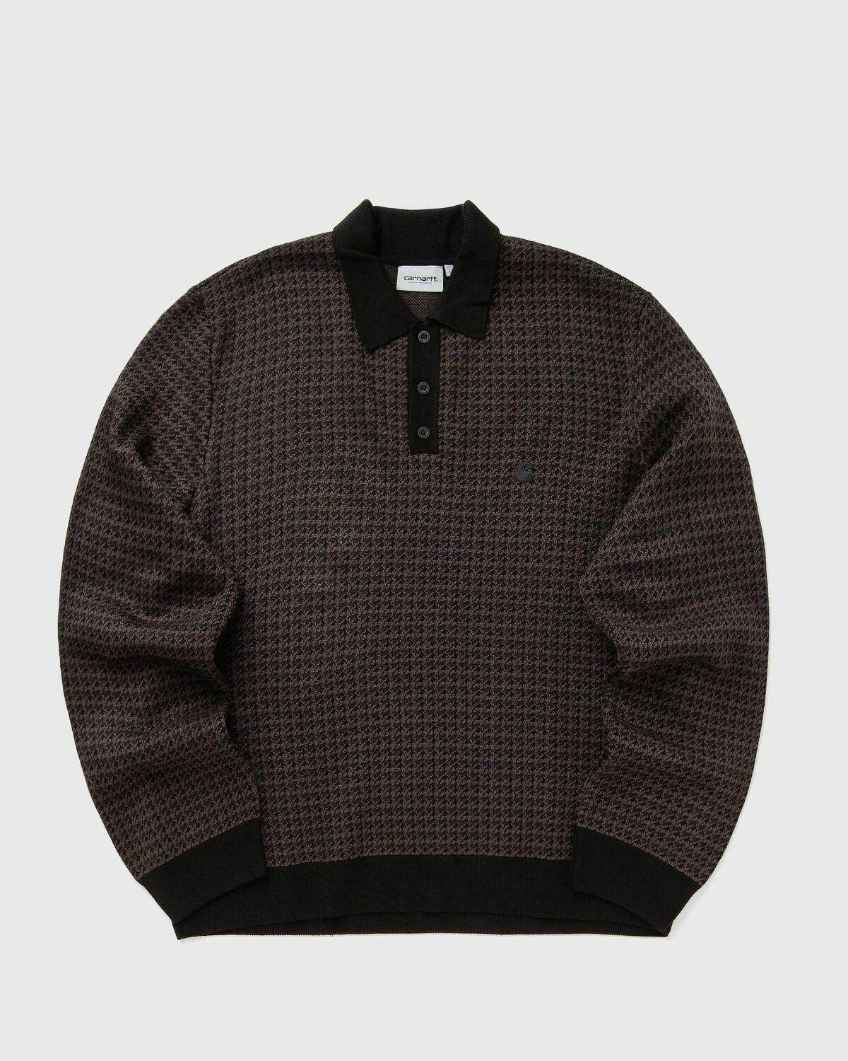 Carhartt WIP L/S Lowis Polo Brown Men