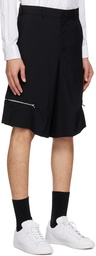 Black Comme des Garçons Black Vented Shorts