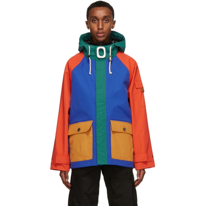 Photo: JW Anderson Red and Blue JWA Puller Hooded Jacket