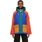 JW Anderson Red and Blue JWA Puller Hooded Jacket
