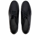 Bass Weejuns Men's Camp Moc Jackman Pull Up in Black Leather Mono