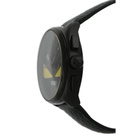 Fendi Momento Bugs Quartz Black Dial Mens Watch Momento Bugs