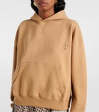 JW Anderson Logo cotton jersey hoodie