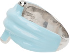 Marshall Columbia SSENSE Exclusive Blue Double Knot Ring