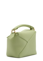 Loewe Puzzle Edge Mini Leather Cross-body bag - Light Green - One Size
