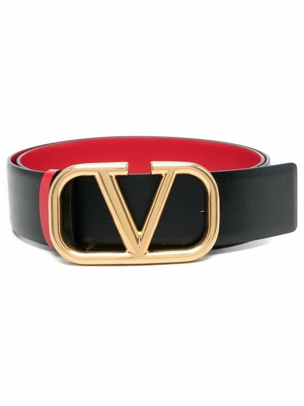 VALENTINO GARAVANI - Vlogo Signature Leather Reversible Belt Valentino ...