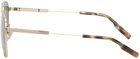 ZEGNA Gold Aviator Sunglasses