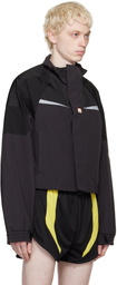 Martine Rose Black Shrunken Sports Jacket