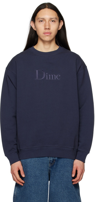 Photo: Dime Navy Classic Sweatshirt