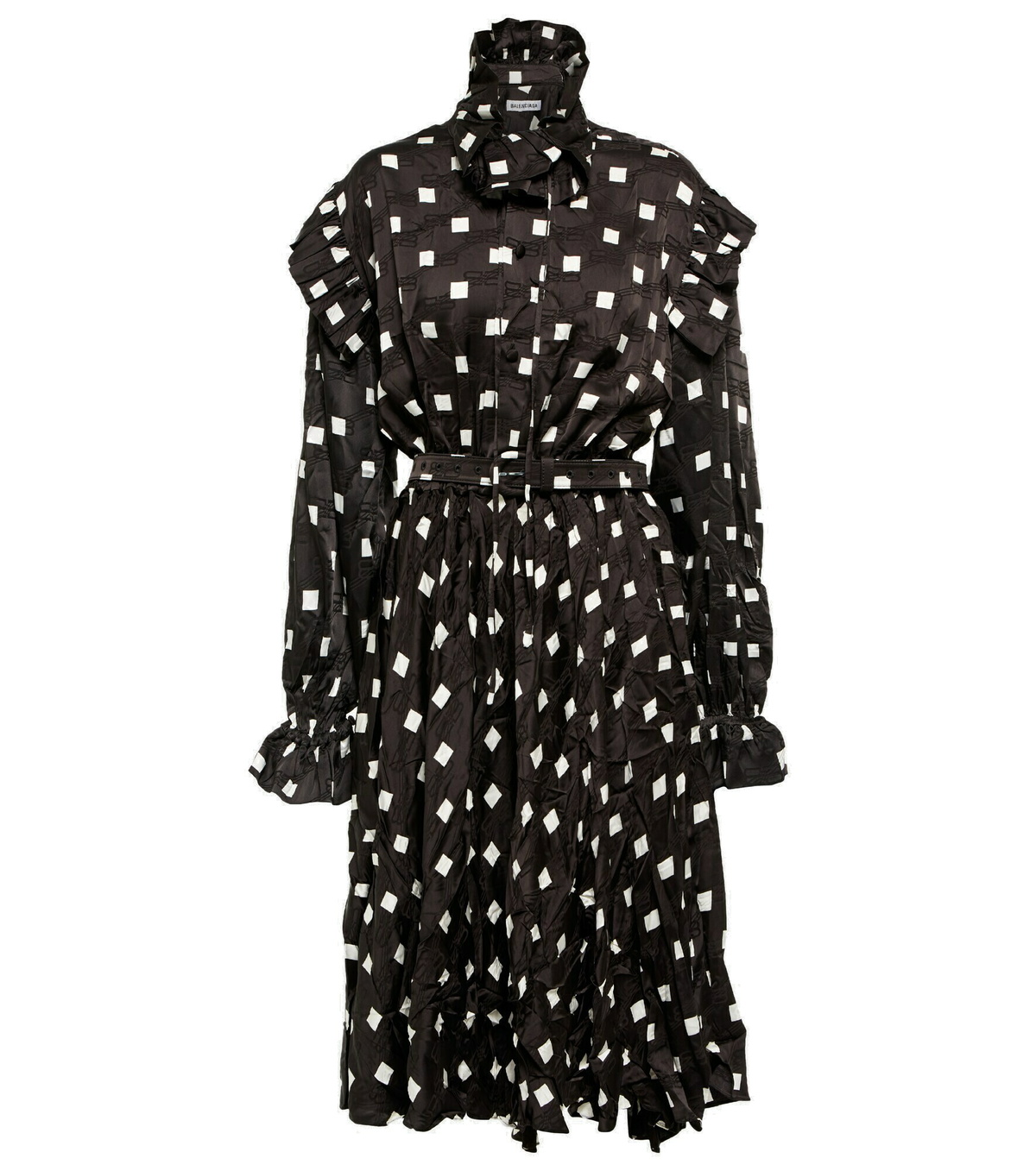 Balenciaga Balenciaga Metallic Effect Midi Dress main image 0