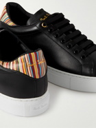 Paul Smith - Beck Artist Stripe Leather Sneakers - Black