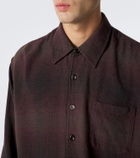 Our Legacy Above checked cotton-blend shirt