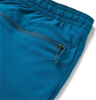 PATAGONIA - Nine Trails Slim-Fit Camouflage-Print Stretch-Shell Shorts - Blue