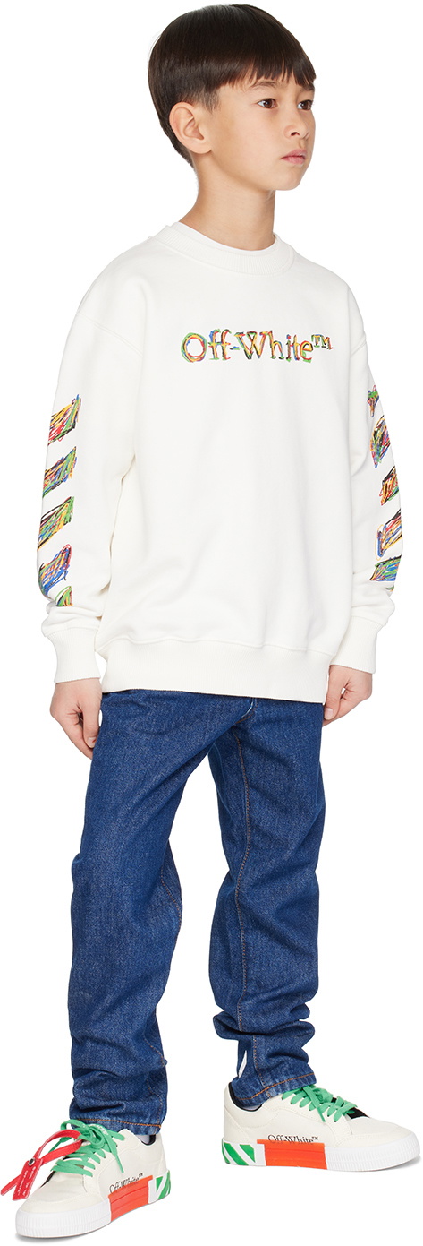 Off-White Kids White Sketch Sweatshirt