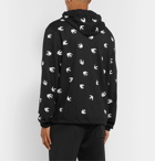McQ Alexander McQueen - Embroidered Loopback Cotton and Modal-Blend Jersey Hoodie - Gray