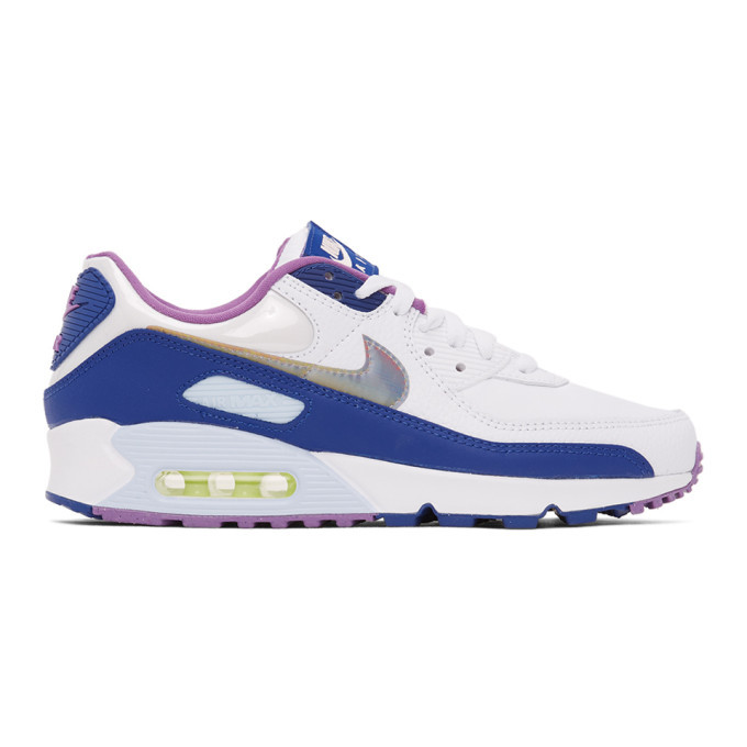 Photo: Nike White Air Max 90 SE Sneakers