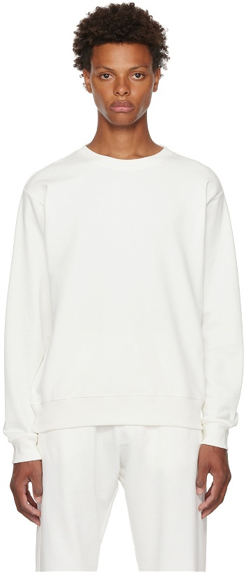 Photo: Dries Van Noten White Cotton Sweatshirt