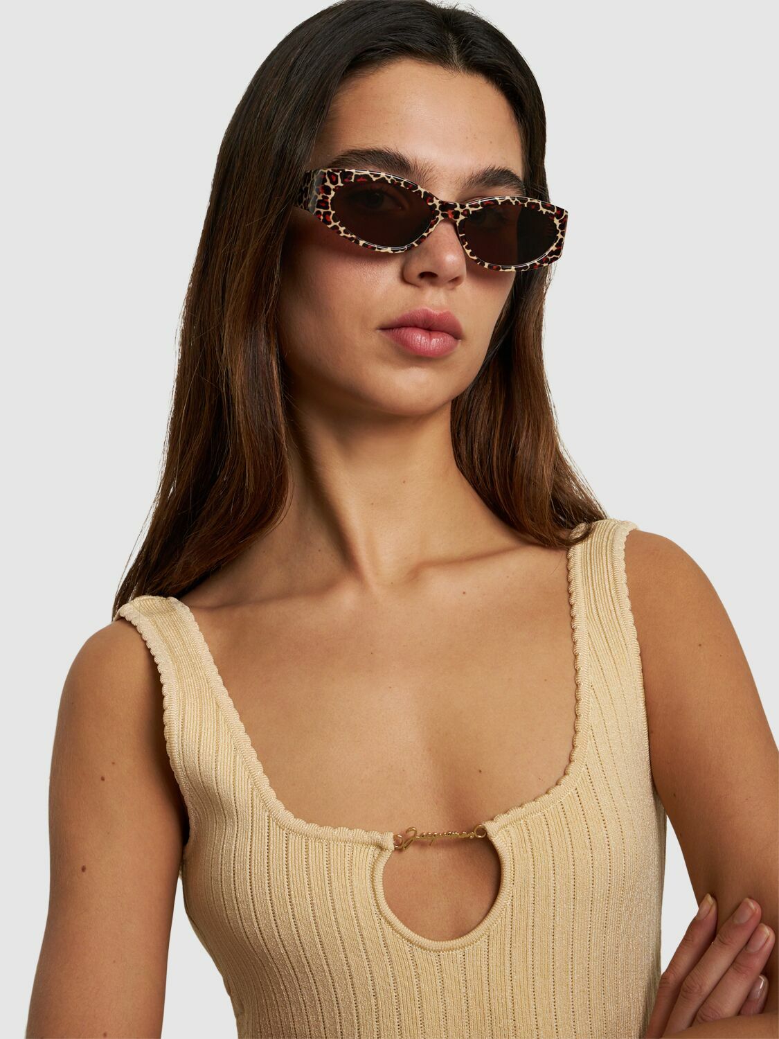 JACQUEMUS Les Lunettes Ovalo Sunglasses Jacquemus