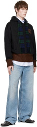 EGONlab Black Scarf Hoodie