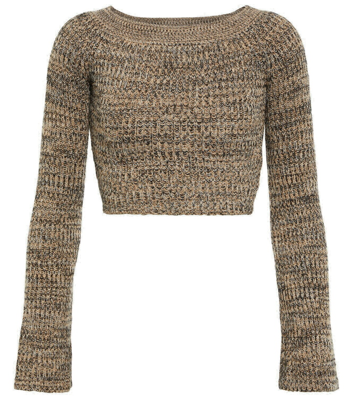 Photo: Chloe - Cropped cashmere-blend sweater